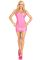 Виниловое мини-платье Leg Avenue Pink vinyl mini dress L, розовое