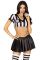 Костюм рефери Leg Avenue Time Out Referee M, кроп-топ, юбка, свисток
