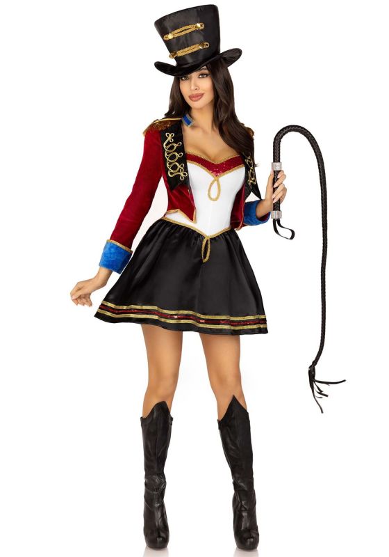 Костюм циркачки Leg Avenue Classic Ringmaster Costume M, платье, шляпа