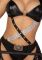 Эротический костюм кошечки-госпожи Leg Avenue Mistress Kitty M, перчатки, комбинезон, маска