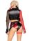 Эротический костюм Leg Avenue Crime Spree Sweetie Costume XS, топ, шорты