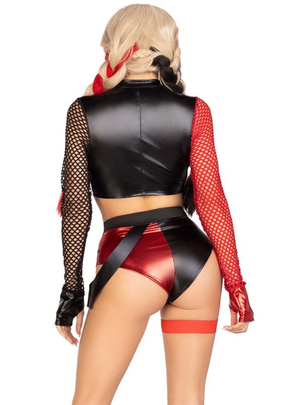 Эротический костюм Leg Avenue Crime Spree Sweetie Costume S, топ, шорты