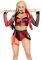 Эротический костюм Leg Avenue Crime Spree Sweetie Costume S, топ, шорты