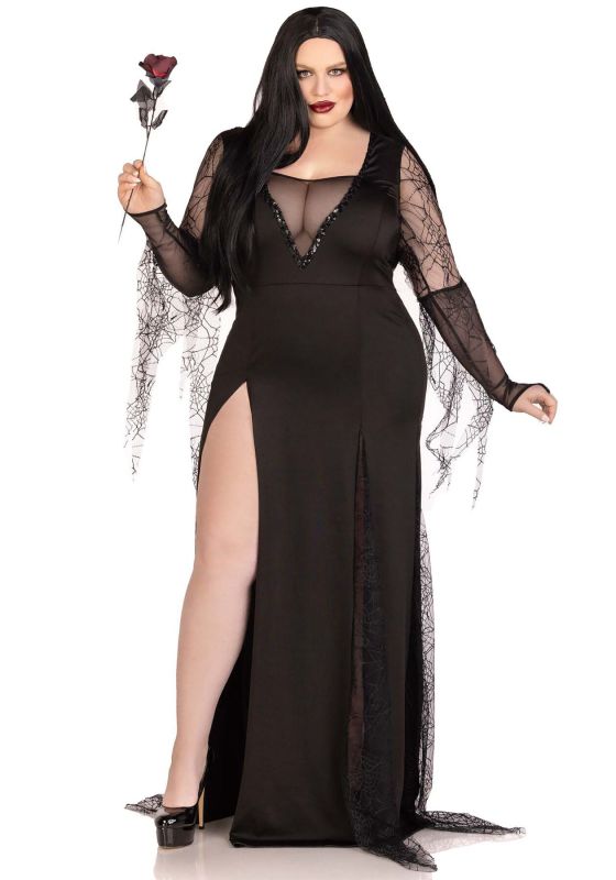 Костюм Мортиши Аддамс Leg Avenue Sexy Spooky Morticia 3X–4X