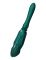 Компактная смарт секс-машина Zalo – Sesh Turquoise Green, 2 насадки, пульт ДУ, кристалл Swarovski