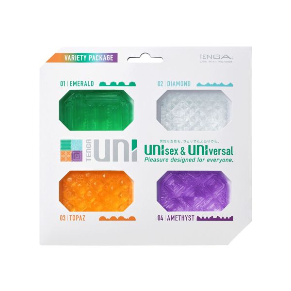 Набор cтимуляторов для ерогенних зон Tenga Egg UNI Variety Pack (4 шт)