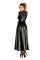 Платье-плащ с мокрым эффектом Noir Handmade F128C Powerwetlook gown coat, L