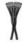 Чулки с мокрым эффектом Noir Handmade F135 Powerwetlook stockings, M, без мысков