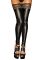 Чулки с мокрым эффектом Noir Handmade F135 Powerwetlook stockings, XXL, без мысков