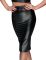 (SALE) Юбка Noir Handmade F152 Powerwetlook pencil skirt - S