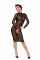 Платье Noir Handmade F182 Classic dress made of elastic tulle - XXL