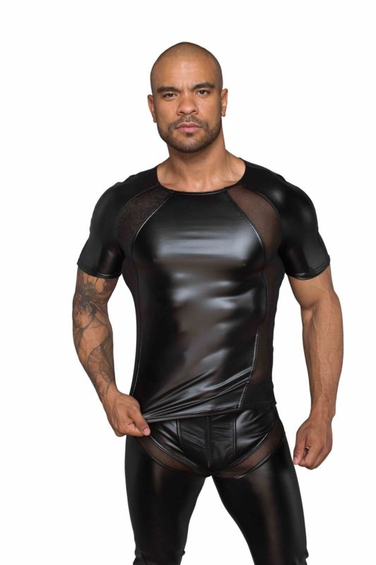 Футболка Noir Handmade H056 Men's T-shirt made of powerwetlook - S
