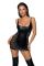 Платье Noir Handmade F229 Powerwetlook dress with lace inserts - M