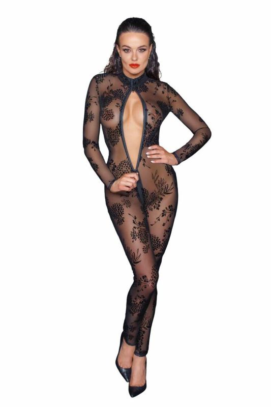 Бодистокинг Noir Handmade F237 Long tulle overall - S