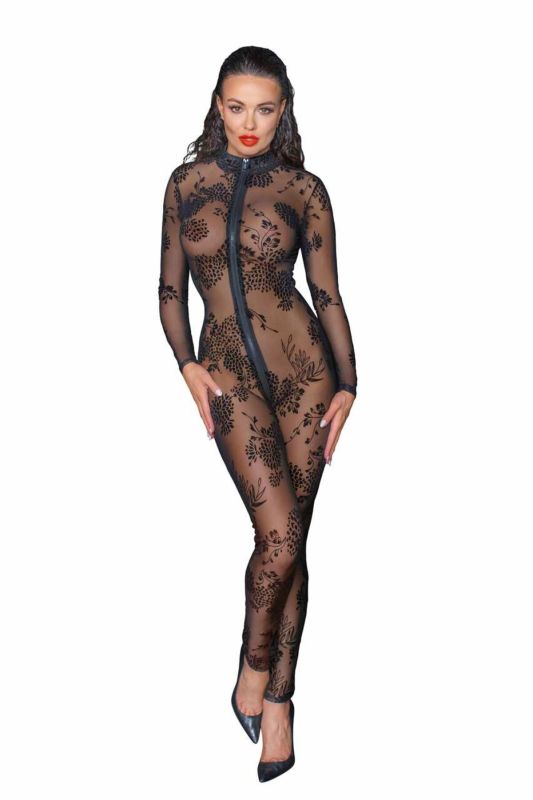Бодистокинг Noir Handmade F237 Long tulle overall - M