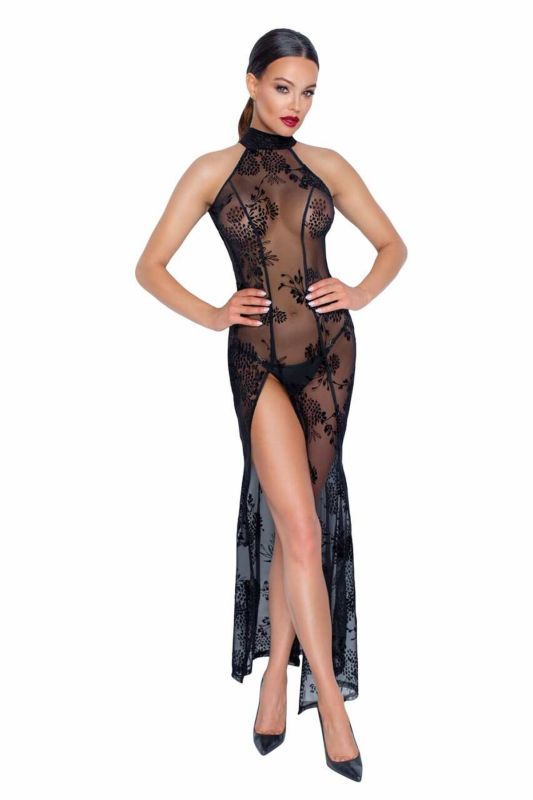 (SALE) Платье Noir Handmade F239 Long tulle dress - S