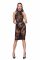(SALE) Платье Noir Handmade F240 Midi tulle dress with velvet straps - M