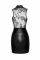 (SALE) Платье Noir Handmade F241 Short dress with powerwetlook skirt and tulle top - L