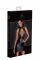 (SALE) Платье Noir Handmade F241 Short dress with powerwetlook skirt and tulle top - L