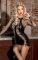 Платье Noir Handmade F291 Powerwetlook dress with double lace-up front - M