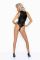 Боди Noir Handmade F294 Powerwetlook bodysuit with front zipper - XL