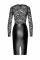 Платье Noir Handmade F295 Euphoria lace and wetlook midi dress - 3XL