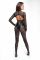 Комбинезон Noir Handmade F299 Enigma lace catsuit with underbust bodice - S