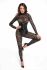 Комбинезон Noir Handmade F299 Enigma lace catsuit with underbust bodice - XL