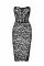 Платье Noir Handmade F301 Catalyst lace up midi dress - L
