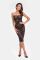 Платье Noir Handmade F301 Catalyst lace up midi dress - XL