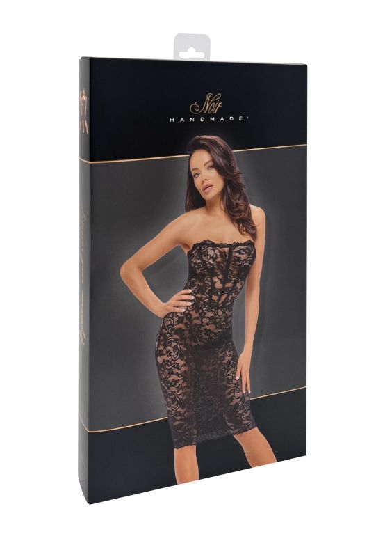 Платье Noir Handmade F301 Catalyst lace up midi dress - 3XL
