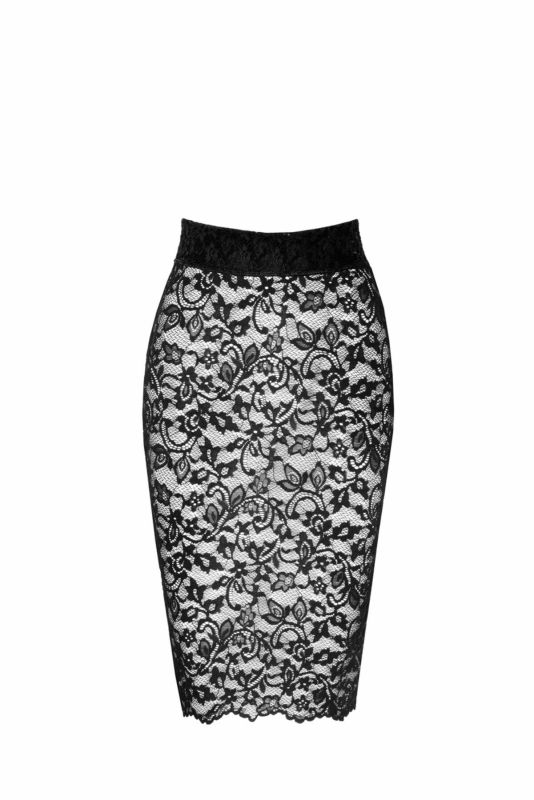 Юбка Noir Handmade F302 Ambivalence lace up midi skirt - 3XL