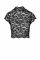 Топ Noir Handmade F303 Essence lace top with high collar - L