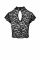 Топ Noir Handmade F303 Essence lace top with high collar - XL