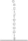 Комбинезон Noir Handmade F306 Mirage catsuit with jewelry rhinestone chain adorning the back - M
