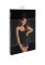 Платье Noir Handmade F307 Mirage wetlook mini dress with jewelry rhinestone chain - XL