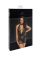 Платье Noir Handmade F313 Mythos mini flocked mesh dress with jewelry rhinestone chain - M