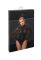 Боди Noir Handmade F321 Edge wetlook and mesh body with rings - 3XL
