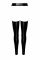 Леггинсы с открытыми бедрами Noir Handmade F323 Rebel wetlook chaps - XXL
