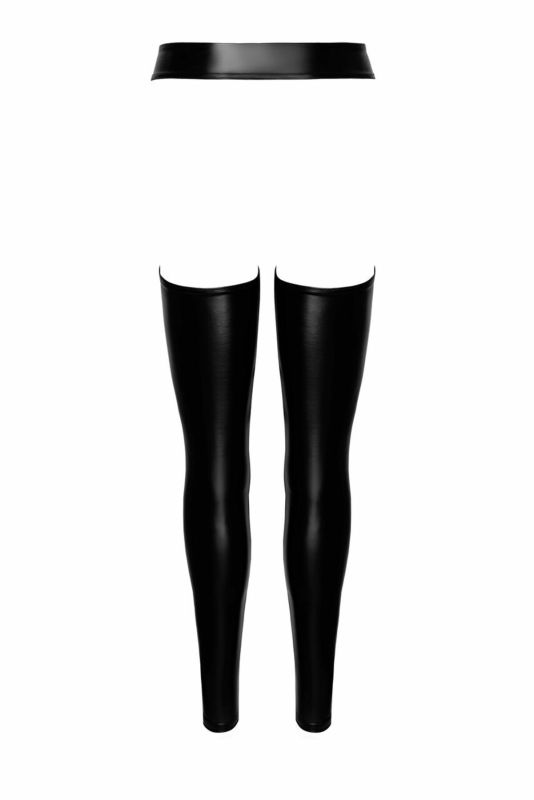 Леггинсы с открытыми бедрами Noir Handmade F323 Rebel wetlook chaps - 3XL