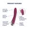 Вибратор точки G с вращением Satisfyer Spinning Vibe 1 Red, 2 мотора