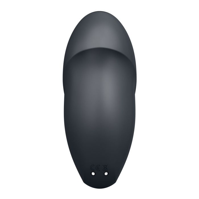Вибростимулятор-пульсатор Satisfyer Tap & Climax 1 Grey, эффект постукивания пальцем, 2 мотора