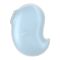 Вакуумный клиторальный стимулятор с вибрацией Satisfyer Cutie Ghost Blue