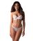 Комплект Obsessive Alissium 2-pcs set, M/L, кружево, лиф с мягкой чашкой, трусики танга