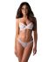 Комплект Obsessive Alissium 2-pcs set, M/L, кружево, лиф с мягкой чашкой, трусики танга