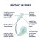 Смарт-виброяйцо Satisfyer Smooth Petal Connect App Mint