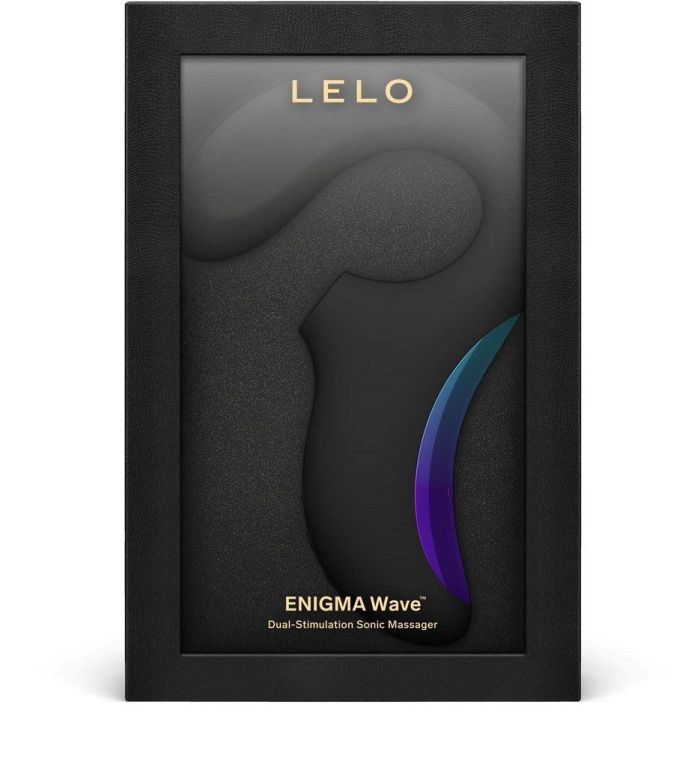 Клиторально-вагинальный звуковой стимулятор LELO Enigma WAVE Black, 3 типа стимуляции
