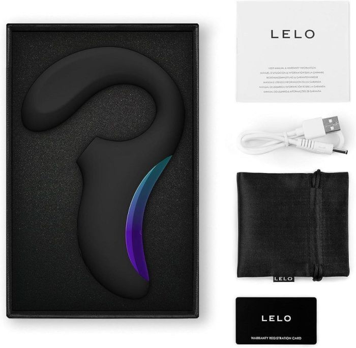 Клиторально-вагинальный звуковой стимулятор LELO Enigma WAVE Black, 3 типа стимуляции