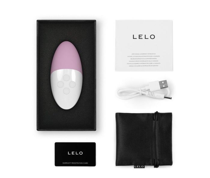 Музыкальный вибратор для клитора LELO SIRI 3 Soft Pink, вибрации в ритме звуков без смартфона