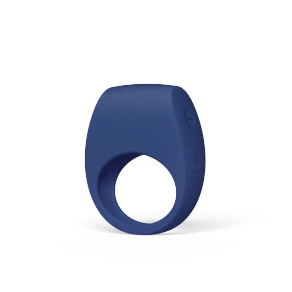 Эрекционное кольцо с вибрацией LELO Tor 3 Base Blue, управление со смартфона